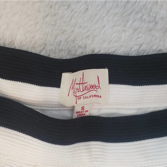 Modcloth Myrtlewood of California Lively in the Lobby Striped Mini Skirt - Picture 3 of 3